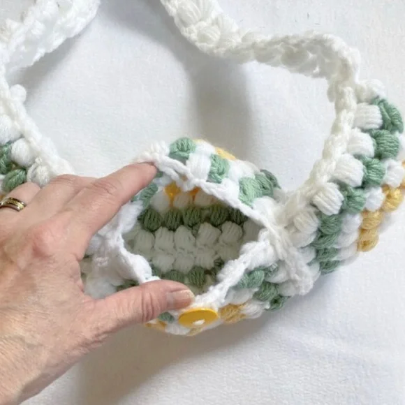 Bum Bag, Festival Bag, Granny Square Purse, Crossbody Bag, Brand New - Picture 5 of 5